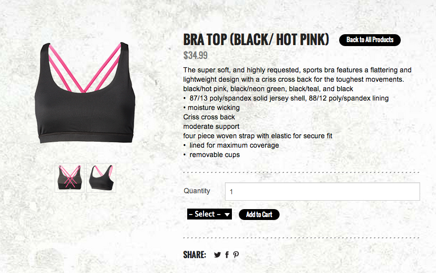 CLEAN E-COMMERCE INTERFACE